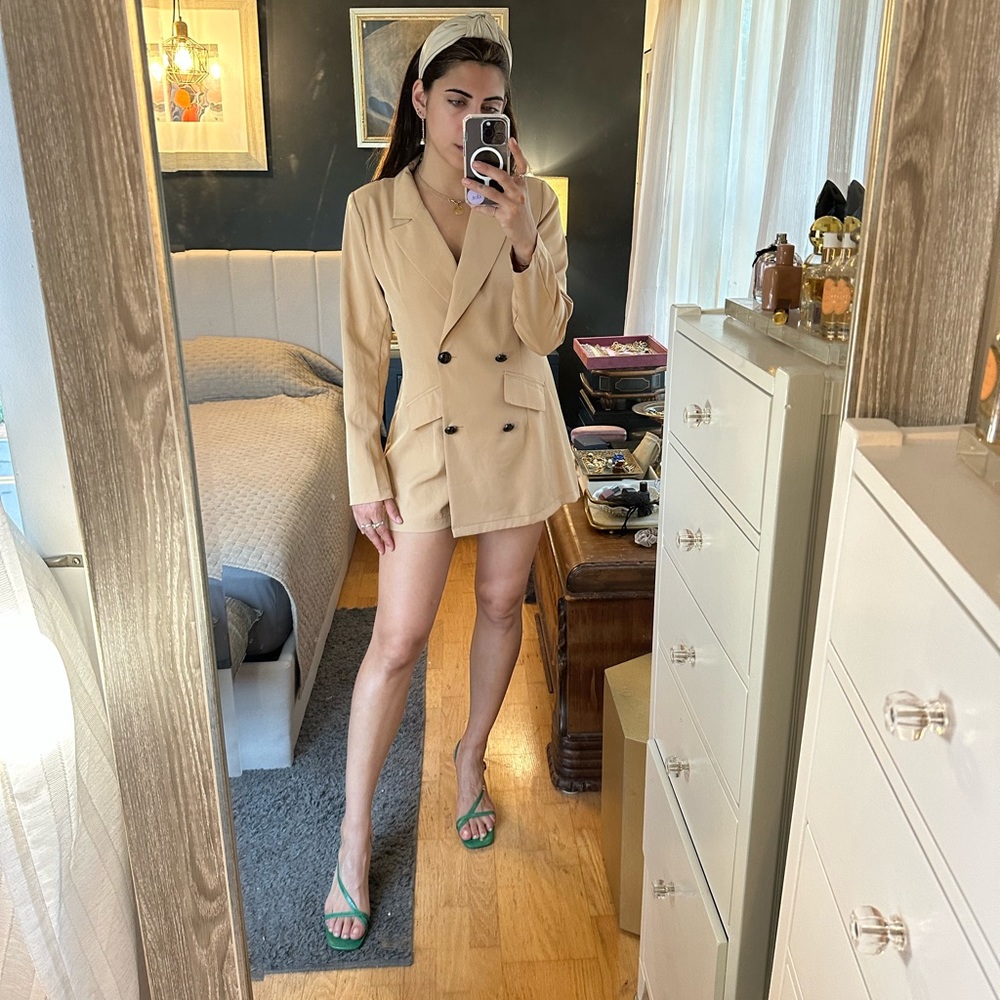 Boohoo suiting romper